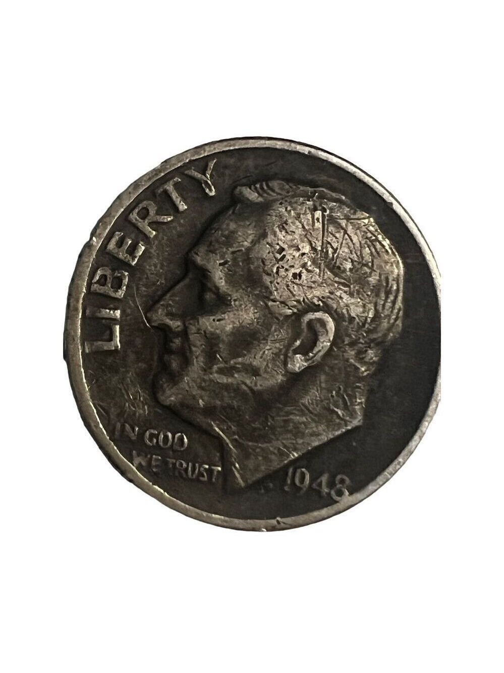 Rare 1948 D Roosevelt Silver Dime